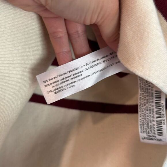 Zara collared striped oversized pullover sweater small - Picture 4 of 9